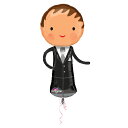 在庫限りハンサムグルーム ヘリウムなし風船 バルーン 誕生日 パーティー 結婚式 プレゼント 開店祝い 飾りかわいい おしゃれ ふうせん キャラクター バースデ...