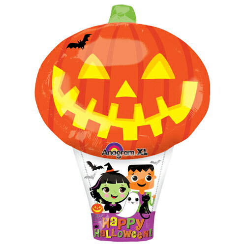 パンプキンホットエアバルーン　 ヘリウムなし風船 バルーン 誕生日 パーティー 結婚式 プレゼント 開店祝い 飾りかわいい おしゃれ ふうせん キャラクター バースデー プレゼント ヘリウムガス ギフト ウェディング 誕生日会 記念日 クリスマス 数字