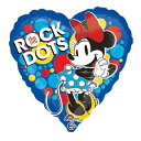 ミニーロックザドッツ ヘリウムなし風船 バルーン 誕生日 パーティー 結婚式 プレゼント 開店祝い 飾りかわいい おしゃれ ふうせん キャラクター バースデー プレゼント ヘリウムガス ギフト ウェディング 誕生日会 記念日 クリスマス 数字(3)