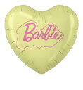 IBハート14AT. Barbie バービーフレンズイエローPKGヘリウムなし 風船 バルーン 誕生日 バースデーバルーン パーティー 結婚式 プレゼント 開店...
