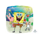 18”スポンジボブ スクエア ヘリウムなし 風船 バルーン 誕生日 パーティー 結婚式 プレゼント 開店祝い 飾りかわいい おしゃれ ふうせん キャラクター バ...
