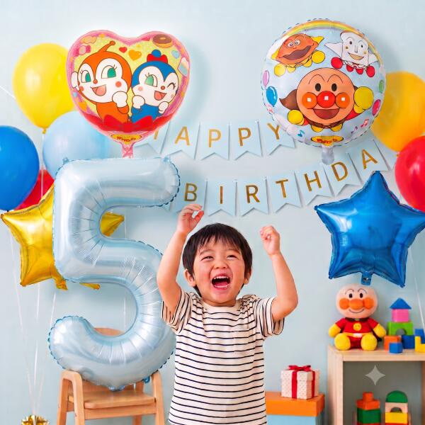 楽天市場】バルーン 誕生日 バイキンマンの通販
