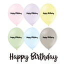 13インチ メッセージバルーン【HAPPY BIRTHDAY-010】10個入