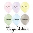 13インチ メッセージバルーン【CONGRATULATIONS-02】10個入