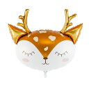 Party Deco ディア―シェイプ ヘリウムなし風船 バルーン 誕生日 パーティー 結婚式 プレゼント 開店祝い 飾りかわいい おしゃれ ふうせん キャラクター バースデー プレゼント ヘリウムガス ギフト ウェディング 誕生日会 記念日 クリスマス(3)