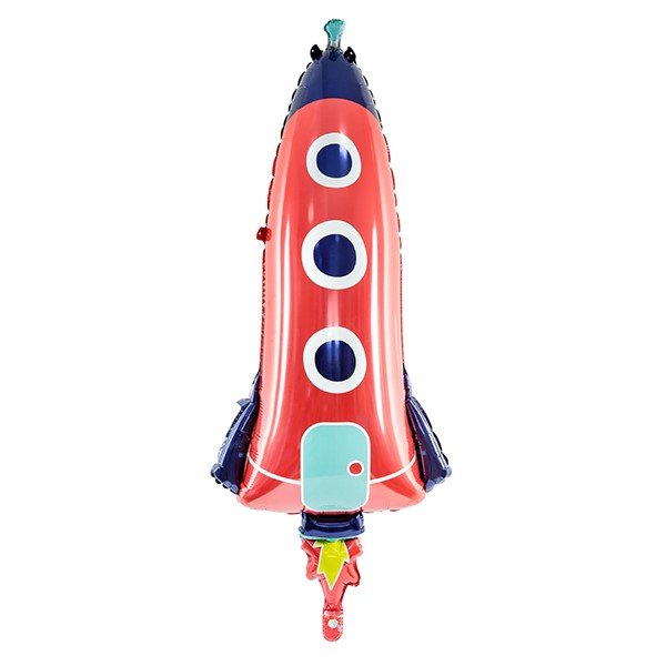 Rakuten - Party Deco ロケットシェイプ ヘリウムなし風船 バルーン 誕生日 パーティー 結婚式 プレゼント 開店祝い 飾りかわいい おしゃれ ふうせん キャラクター バースデー プレゼント ヘリウムガス ギフト ウェディング 誕生日会 記念日 クリスマス