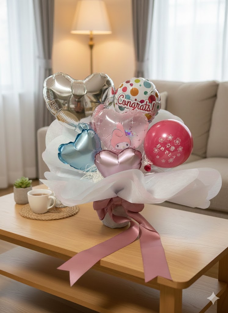 Rakuten - 卒業祝い バルーンアレンジ 選べるサンリオ キャラクター風船 バルーン 誕生日 パーティー 結婚式 プレゼント 開店祝い 飾りかわいい おしゃれ ふうせん キャラクター バースデー プレゼント ヘリウムガス ギフト ウェディング 誕生日会 記念日 当店オススメ