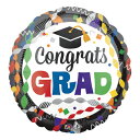 コングラッツグラッドパーティ ヘリウムなし風船 バルーン 誕生日 パーティー 結婚式 プレゼント 開店祝い 飾りかわいい おしゃれ ふうせん キャラクター バー...