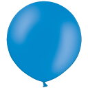 巨大 大きい 風船 バルーンマルシェ60cmビッグバルーン ミッドブルー 注入後約60cm 0723060020 1セット(1個入)(3)