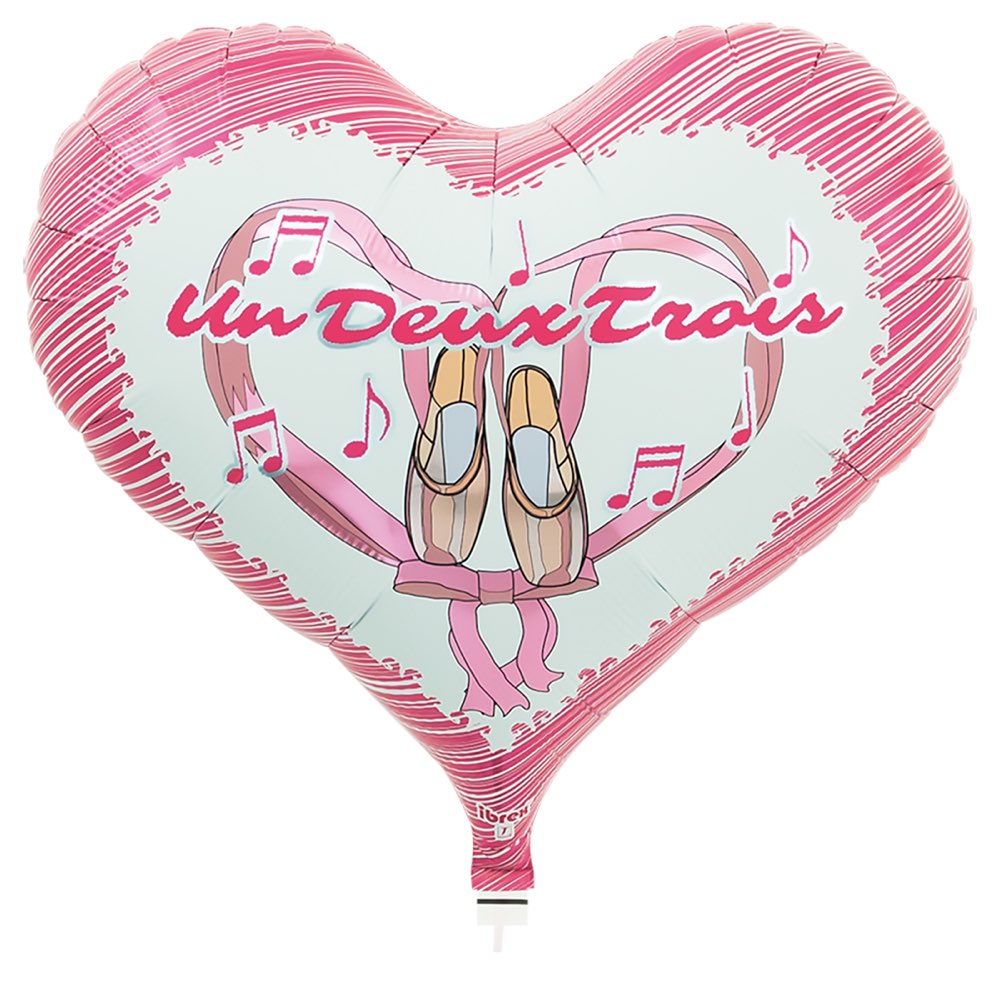 発表会 装飾 1か月浮遊 Ibrexバルーン 14インチトゥシューズリボン W34.5cm×H31.5cm 0201374010 　1セ..