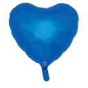 誕生日 バースデー パーティー サプライズ ギフト 装飾 Ibrexバルーン 14インチメタリックブルー ハート W29cm×H27.5cm 0201211204 　1セット(5袋入)