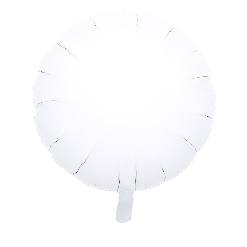 誕生日 バースデー パーティー サプライズ ギフト 装飾 Ibrexバルーン 18インチホワイト ラウンド W34cm×H34cm 0201221103 　1セット(5袋入)