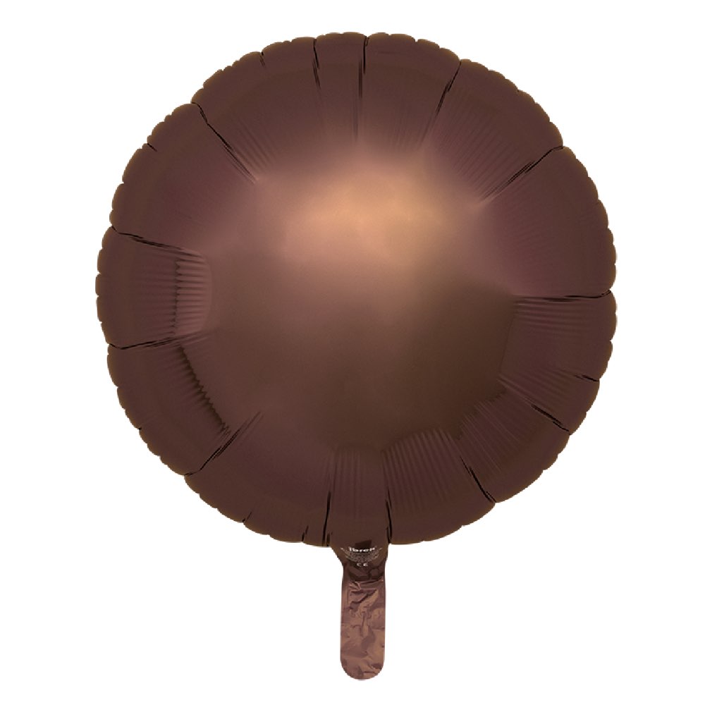 誕生日 バースデー パーティー サプライズ ギフト 装飾 Ibrexバルーン 25インチメタリックブラウン ラウンド W44cm×H44cm 0201231113 　1セット(5袋入)