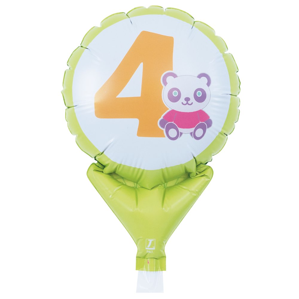 バースデー 誕生日 ギフト 飾り付け アップライト アニマルフレンズNO.4 丸 膨らまし後約W10cm×H14cm 逆止弁付 0201811524 1セット(10枚)