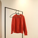 【Balmy】デザインハンガー「musubimeハンガー ブラック」 ニット用ハンガー 型崩れ防止ハンガー 跡がつかないハンガー 滑らないハンガー おしゃれ イ...