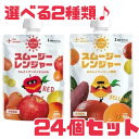 【スムージーレンジャー】80g×24個 選べる2種類 レッド イエロー りんごとあんず みかんとマンゴー 1歳以上 こども あかちゃん おやつ 送料無料 数量限...