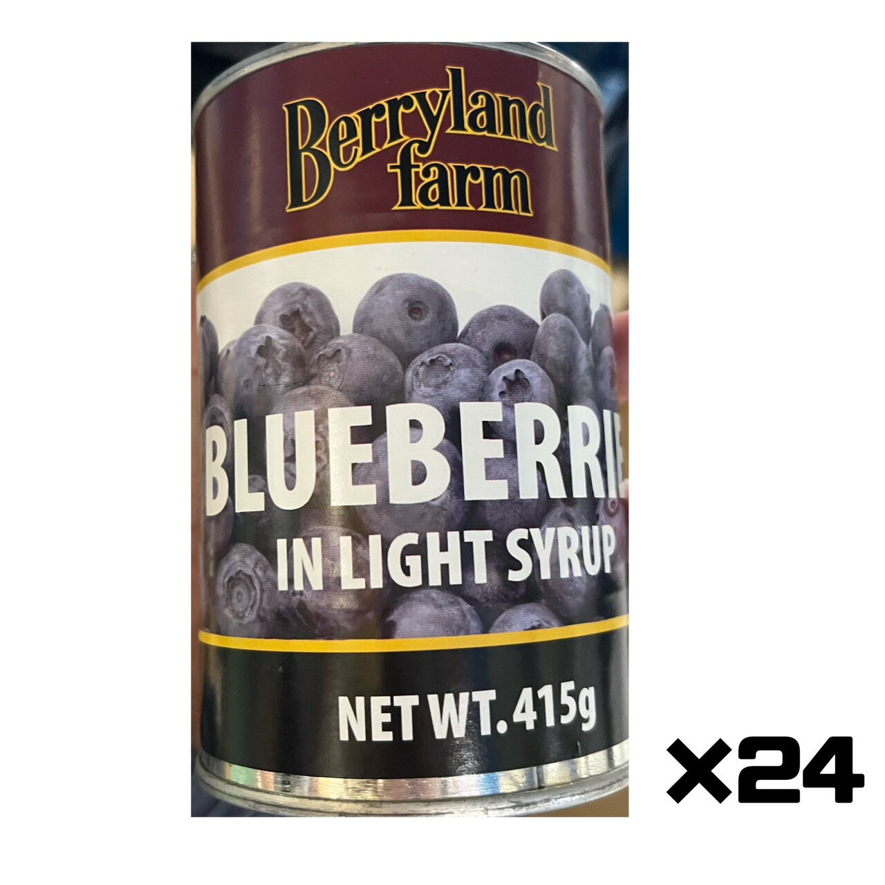 ベリーランドファーム 【ブルーベリー】 24缶 賞味期限切れ 2023年2月3日 缶詰 フルーツ 果物 食品ロス 食品ロス削減 エコイート 通販 業務用 ギフト