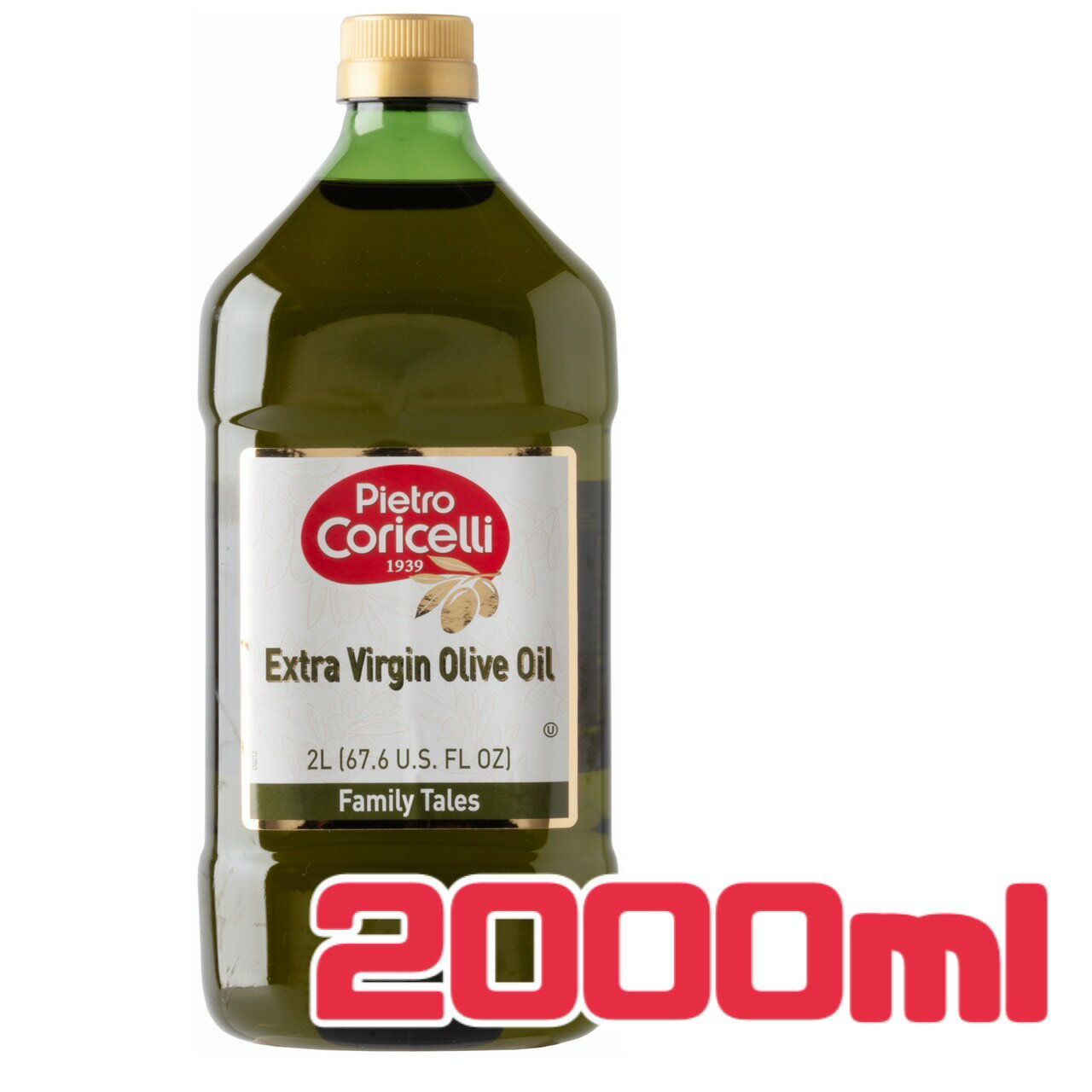 ピエトロ 【エキストラヴァージンオリーブオイル】 2L 2000ml 賞味期限2025年11月30日 オリーブ オイル エキストラ ヴァージン エクストラ Pietro Coricelli イタリア 賞味期限間近 フードロス 食品ロス 削減 エコイート 日本もったいない食品センター 送料無料のサムネイル