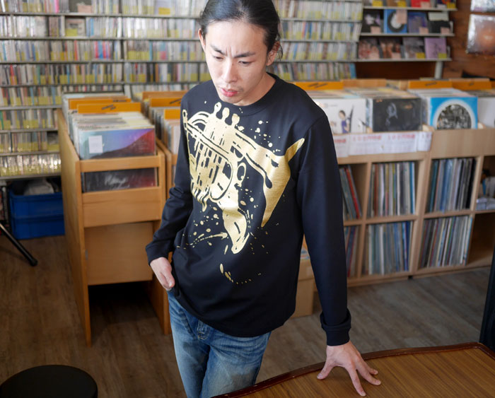 Funk Jazz(ファンク ジャズ) ロングスリーブTシャツ - BPGT - hw003lt -X- ロンTee 長袖 黒色系 ブラック ファンキー ブルース スウィング ジャス 楽器 音楽 ミュージシャン メンズ レディース 男女兼用ブランド 大きいサイズ コットン綿100%【RCP】
