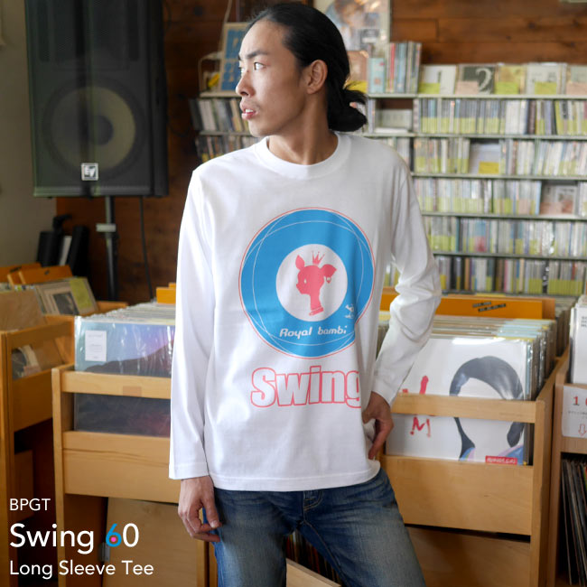 Swing 60 ロングスリーブTシャツ (ホワ