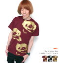ゴールドローズ & シルバーローズ Tシャツ -BPGT-sp067tee-G-RR- flower フラワー 薔薇 ばら 花柄 グラフィック フォト アメカジ カジュアル かわいい プリントTシャツ 半袖 メンズ レディース ユニセックス ファッション 大きめサイズ【RCP】