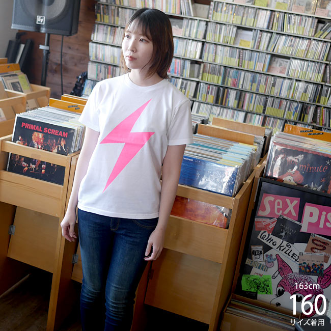 イナズマ Tシャツ (ホワイト×蛍光ピンク) ...の紹介画像3