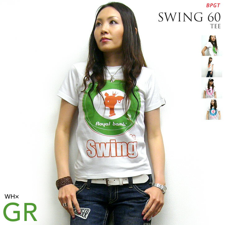 Swing 60 T (ۥ磻ȡߥ꡼) sp019tee-whgr-Z- Ⱦµ  åȥޡ  Х å M...