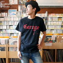 Garage(ガレージ) Tシャツ (ブラック) sp043tee-bk-X- 半袖 黒色 ロックTシャツ ロックンロール バンド 音楽 ライブ フェスコーデ カジュアル ストリート かっこいい メンズ レディース ユニセックスブランド 大きめサイズ コットン綿100%