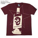 Whiskey Ghost Tシャツ - tgw032tee-Z- 半袖 SKULL スカル ドクロ柄 骸骨 ウイスキー パンクロックTシャツ ロゴ アメカジ カジュアル おしゃれ グラフィックデザイン メンズ レディース ペア ワイン ブラウン ホワイト 白T 綿100%【RCP】