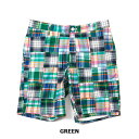 BAMBOO SHOOTS バンブーシュート PATCHWORK SHORTS パッチワークショーツ MENS RED GREEN S/M/L【返品交換不可】【PTUP】 3