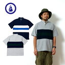 BAMBOO SHOOTS バンブーシュート PANELED RUGBY JERSEY パネルドラグビージャージー 半袖 ショートスリーブ アウトドアファッション クライミング CAMP FES キャンプ フェス アメカジ ラグビーシャツ ボーダー【返品交換不可】