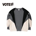 VOTE MAKE NEW CLOTHES ヴォートメイクニュークローズ SWITCH CREW SWEAT スウィッチ クルー スウェット