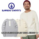 BAMBOO SHOOTS ou[V[g LONG SLEEVE HENLEY NECK JERSEY OX[u w[lbNW[W[ MENS  Jbg\[ ԕis  PTUP 