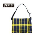 ★SALE★セール商品・返品交換不可★ZAKKPAC ザックパックSACOCHE サコッシュ TARTAN CHECKタータンチェック　ショルダーバック 自転車 アウトドア フェス CAMP ポーチ バッグ BAG 斜め掛け