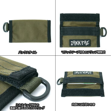 ZAKKPAC ザックパックCOIN CASE OLIVE DRAB コインケース オリーブドラブコインケース コンパクト カードケース アウトドア CAMP FES キャンプ フェス ミニ財布 小銭入れ ミニ財布