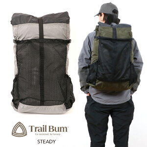 TRAIL BUM トレイルバム STEADY ステディ 送料無料 40L バックパック 軽い リュックサック ザック UL ウルトラライト 軽量 CAMP FES キャンプ フェス 登山 ハイキング アウトドア トレッキング #80016 メンズ レディース ユニセックス BAG