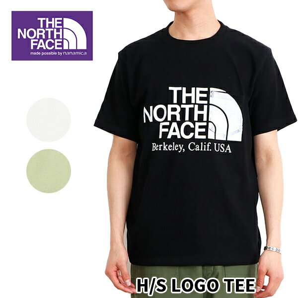 THE NORTH FACE PURPLE LABEL ザ ノースフェイス パープルレーベルH/S LOGO TEE ハーフスリーブ ロゴ ティ2021春夏 正規取扱店 T-sh ショートスリーブ 半袖 シンプル T 人気 おしゃれ Tシャツ キャンプ ポケT ロゴ ナナミカ nanamica TNFP
