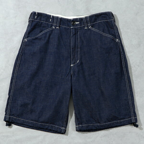 ★SALE50%OFF★BAMBOO SHOOTS バンブーシュート FATIGUE SHORTS-DENIM ファティーグ ショート デニム ショートパンツ ハーフパンツ メンズ 無地 S M L XL 短パン