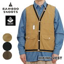 ★SALE30％OFF★MOUNTAIN RESEARCH × BAMBOO SHOOTS HIKING VEST ハイキング ベスト カジュアル ウェア バンブーシュート マウンテンリサーチ コラボ アウトドア アウター【返品交換不可】【PTUP】