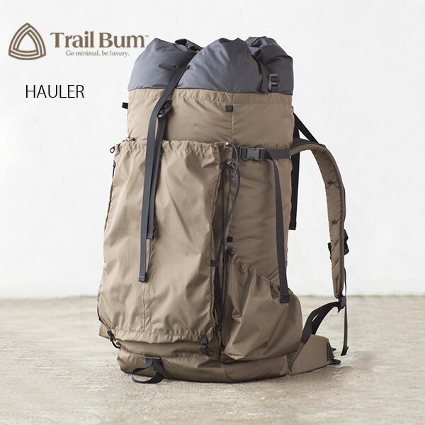 TRAIL BUM トレイルバム HAULER ホーラー バックパック 大容量45~65L メンズ レディース KHAKI ワンサイズ【PTUP】