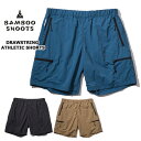 ★SALE40%OFF★BAMBOO SHOOTS バンブーシュート DRAWSTRING ATHLETIC SHORTS ドローストリング アスレチック ショーツ 2201028 メンズ 全3色 S/M/L/XL