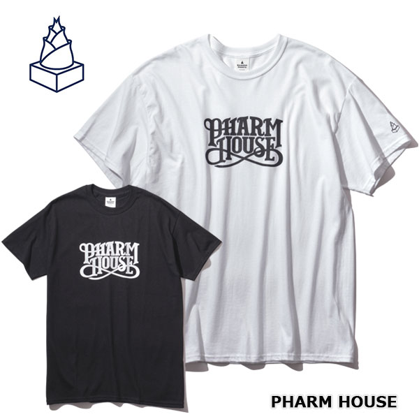 BAMBOO SHOOTS バンブーシュートPHARM HOUSE ファームハウス P220100 Phシリーズ Tシャツ 半袖 メンズ レディース WHITE/BLACK S/M/L/XL P220100