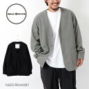 BURLAP OUTFITTER o[bvAEgtBb^[ FLEECE PEN JACKET t[XyWPbg 2023FW 010175 Y t[X M L BLACK GREY ԕis  PTUP 