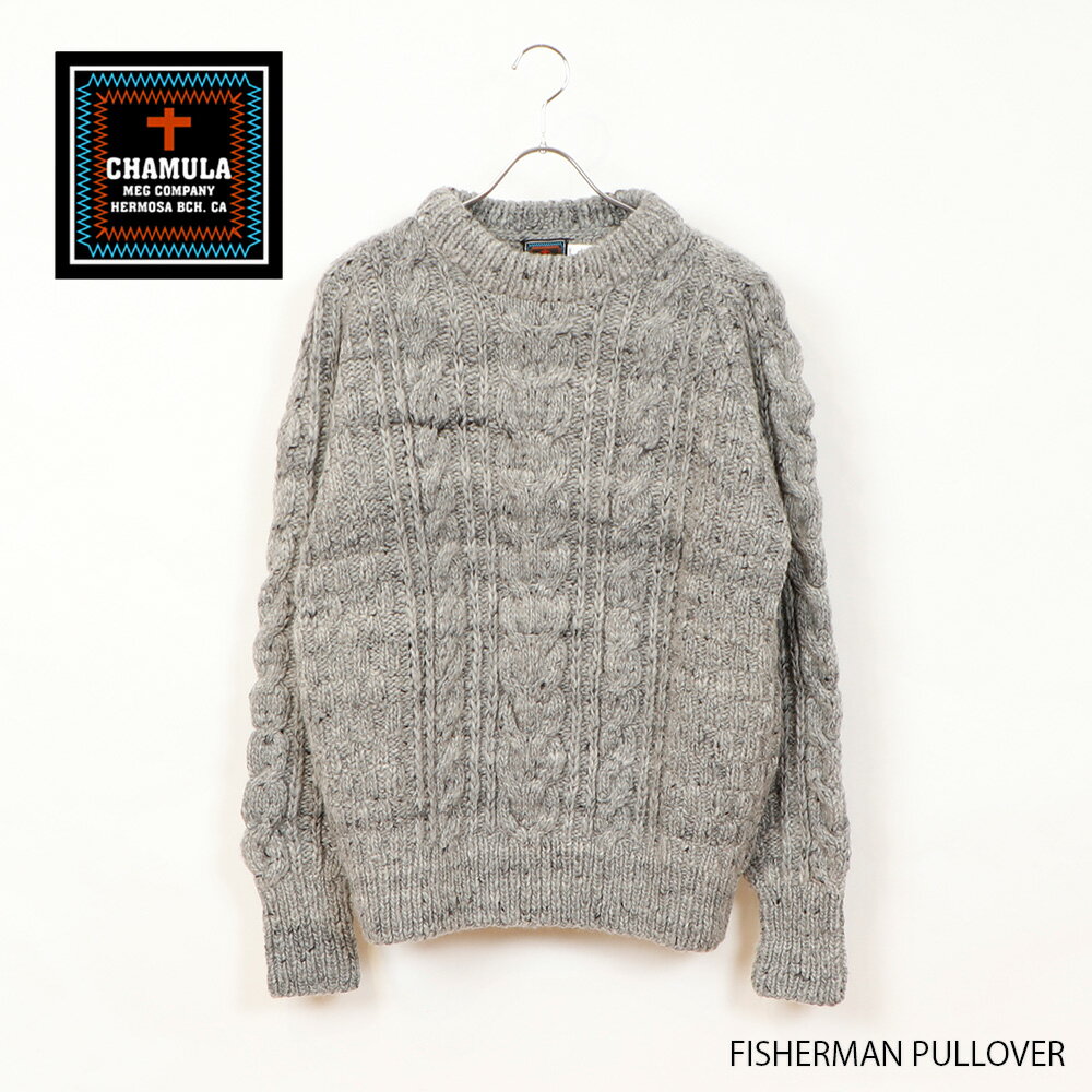 楽天BAMBOO VilleCHAMULA チャムラ FISERMAN PULLOVER フィッシャーマンプルオーバー セーター ニット メンズ レディース ユニセックス ハンドメイド メキシコ製【返品交換不可】【PTUP】