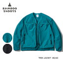 BAMBOO SHOOTS バンブーシュート TREK JACKET -60/40 トレックジャケット 60/40 マウンテンリサーチ コラボ 23SS 2301000 メンズ ジャケット アウター BLUE/BLACK S/M/L/XL【PTUP】