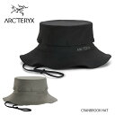 ARC 039 TERYX アークテリクス CRANBROOK HAT クランブルック ハット アウトドア バケットハット S-M / L-XL BLACK/FORAGE 24春夏 X000006483