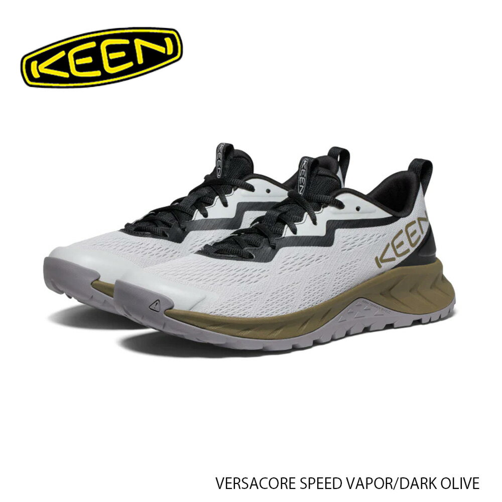 KEEN キーン VERSACORE SPEED VAPOR/DARK OLIVE ヴァーサコア スピード 24春夏 1029043 メンズ スニーカー 26cm/26.5cm/27cm/27.5cm/28cm【PTUP】