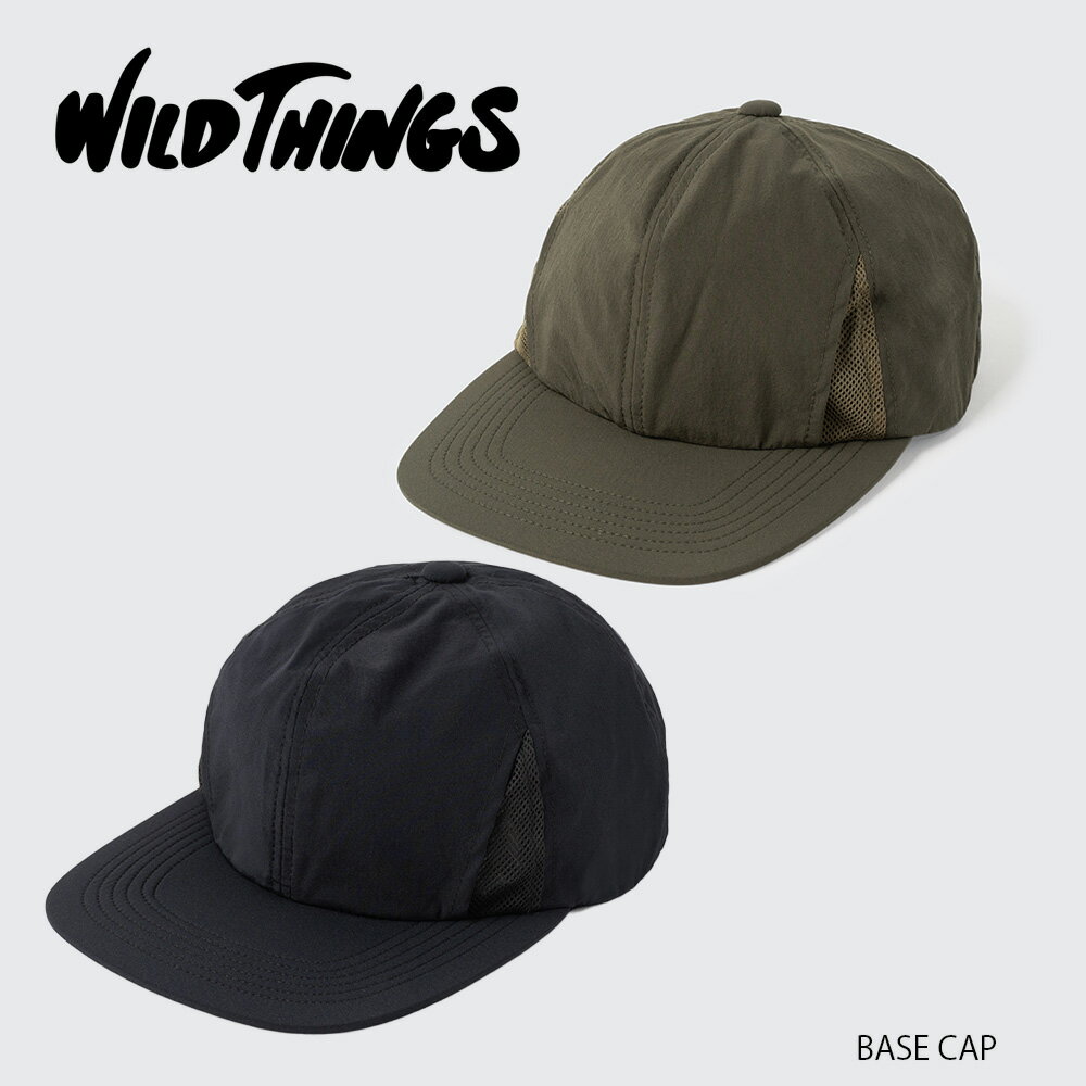 WILDTHINGS ワイルドシングス BASE CAP ベース キャップ メンズ レディース 24春夏 WT24038SL