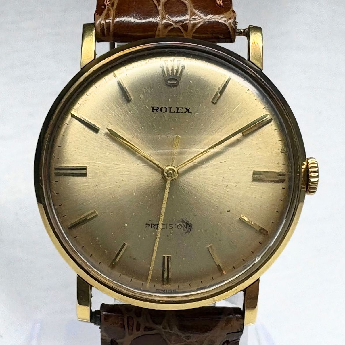 Rakuten - 【ヴィンテージRolex】Rolex ロレックス プレシジョン 9659J 手巻き メンズ 腕時計