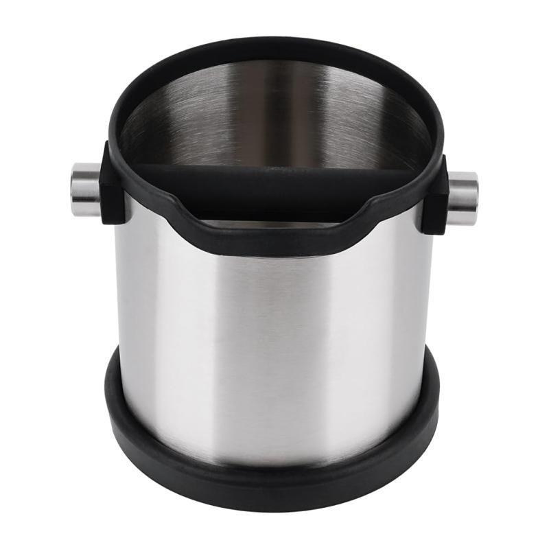 Rakuten - watchget ノックボックス エスプレッソノックボックス コーヒー ノックボックス knock box コーヒー残渣のバケツ 大容量 1.8L 取り外し可能 ステンレス製 家庭用 業務用